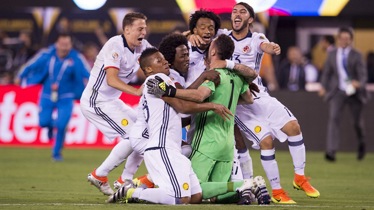 Футболисты сборной Колумбии