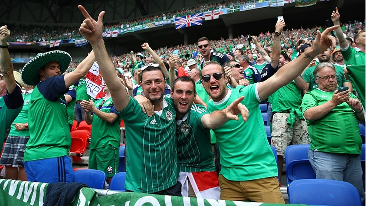 Болельщики Северной Ирландии