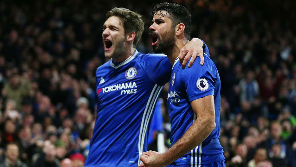 Диего Коста и Маркос Алонсо