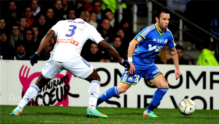 Четыре предыдущих матча между «Лионом» и «Марселем» завершились вничью