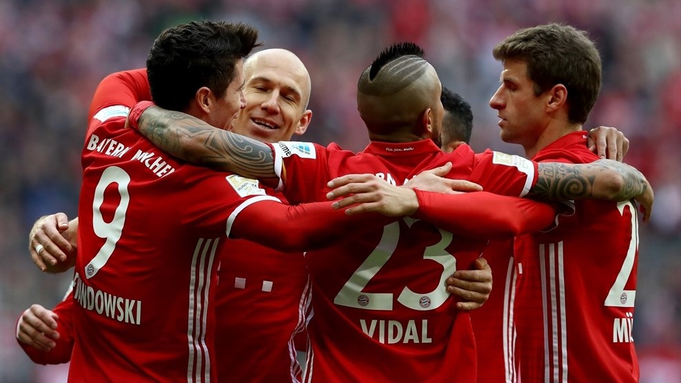 «Бавария» может похвастать пятью победами с общим счетом 22:1