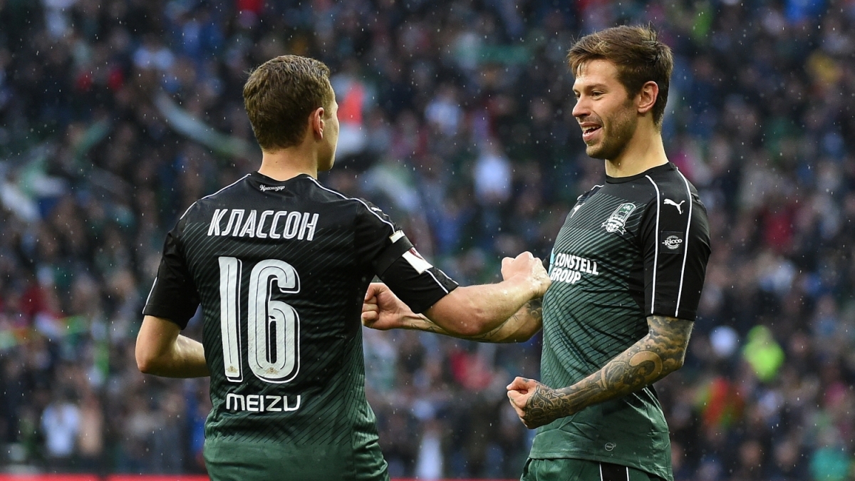 Виктор Классон (слева) и Федор Смолов