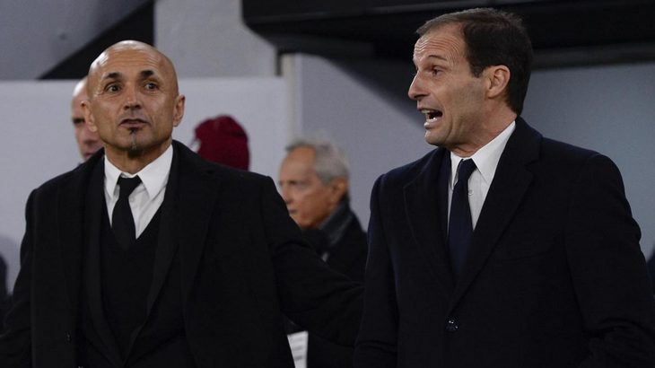 Лучано Спаллетти (слева) и Массимилиано Аллегри