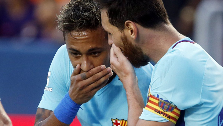 Неймар и Лионель Месси