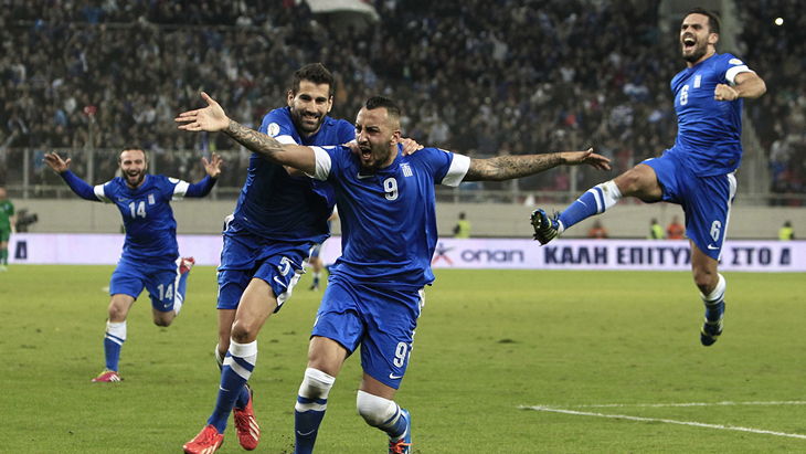 Футболисты сборной Греции