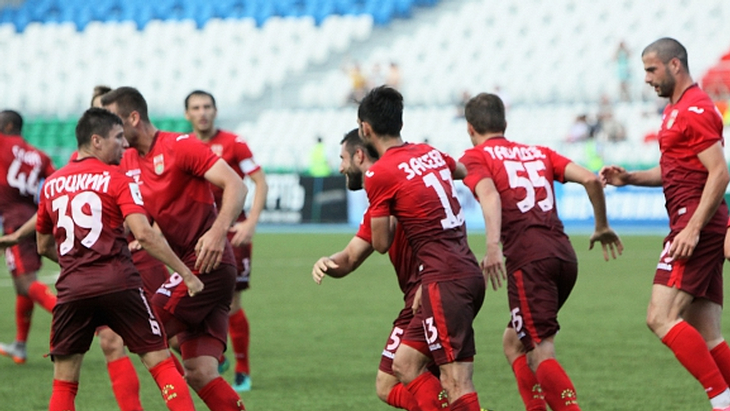 Футболисты «Уфы»