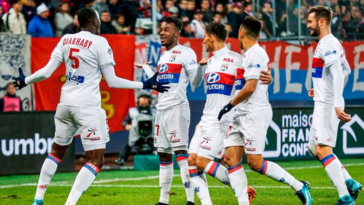 Футболисты «Лиона»