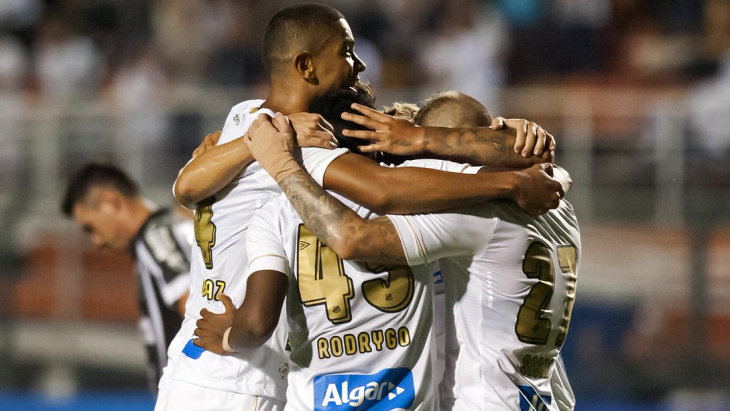 Футболисты «Сантоса»