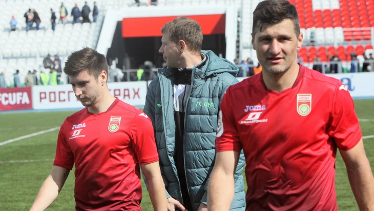 Футболисты «Уфы»