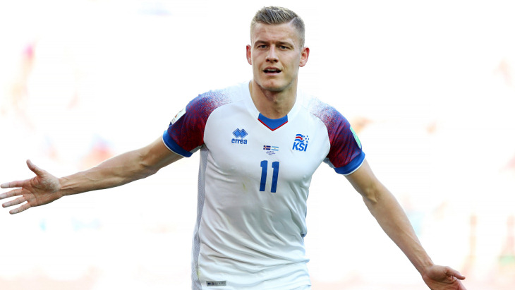 Альвред Финнбогасон — автор первого исландского гола на мундиалях