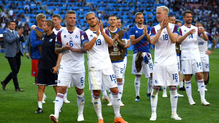 Футболисты сборной Исландии