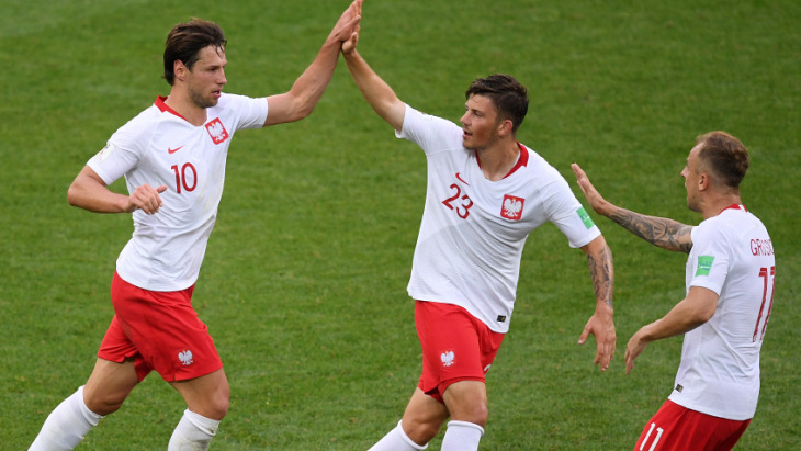 Футболисты сборной Польши