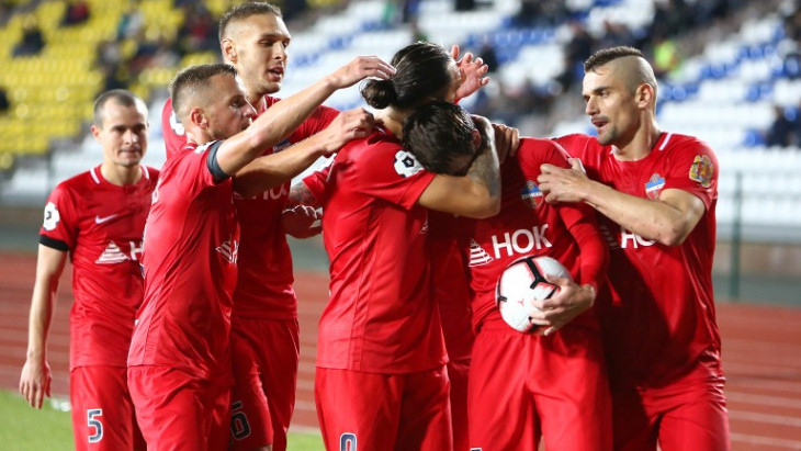 Футболисты «Енисея»