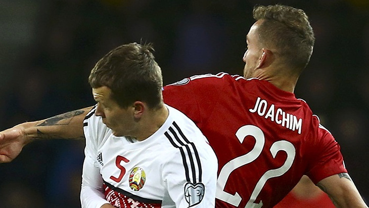 Фрагмент матча в отборе ЧМ-2018