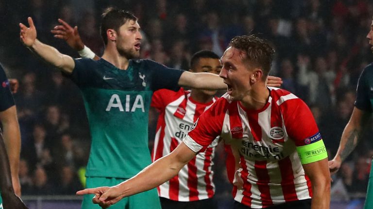 ПСВ вырвал ничью у «Тоттенхэма» в первой игре