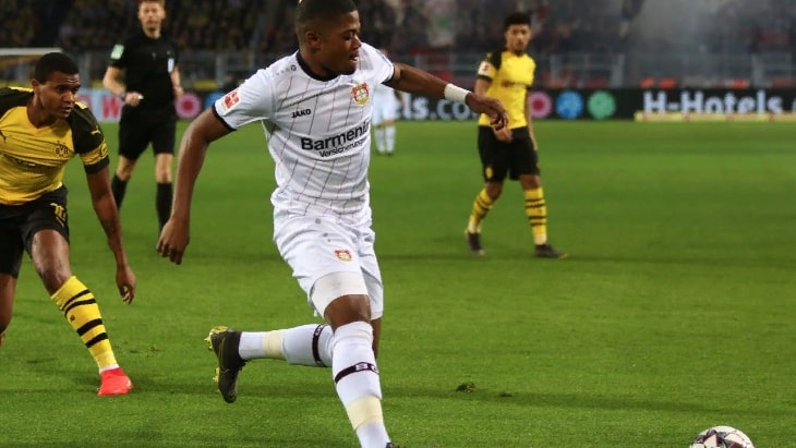 Леон Бейли в матче против «Боруссии» Д