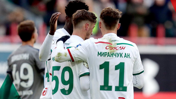 Футболисты «Локомотива»