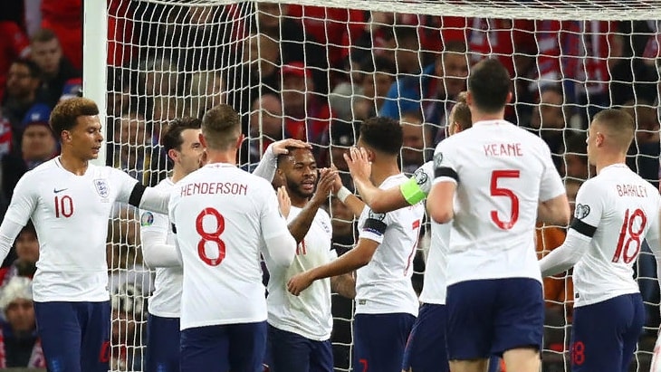 Футболисты сборной Англии