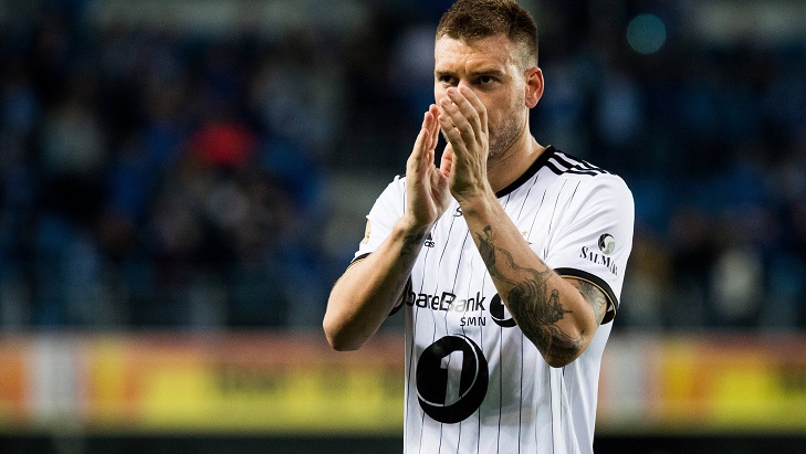 Никлас Бендтнер выступает за «Русенборг»