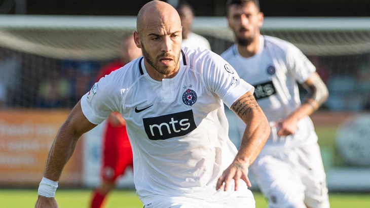 В первом матче «Партизан» выиграл дома 2:1