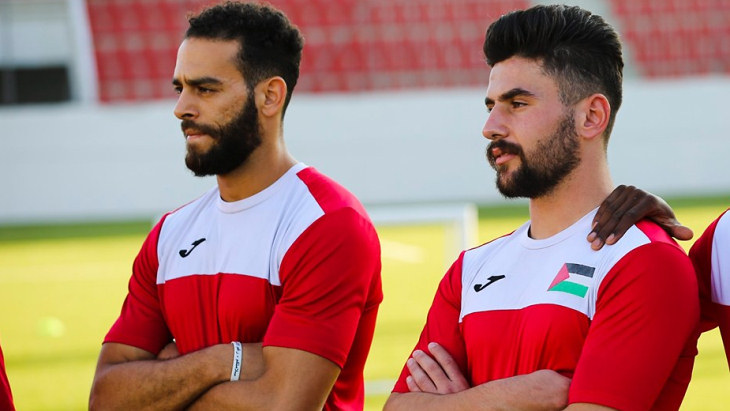 Футболисты сборной Палестины