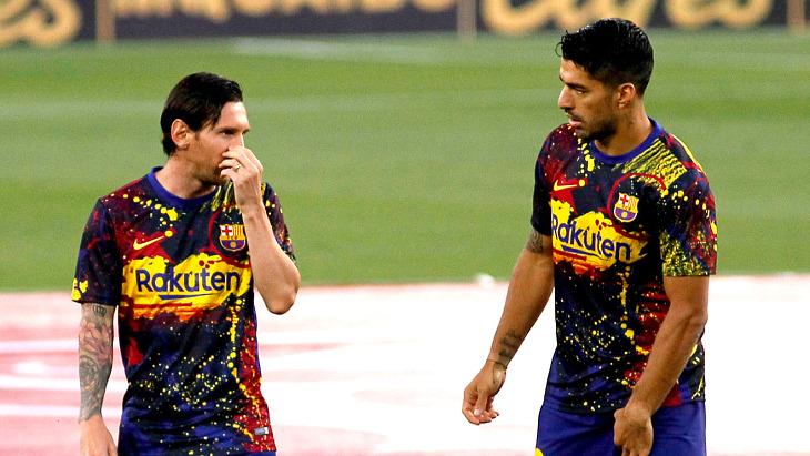 Лионель Месси и Луис Суарес