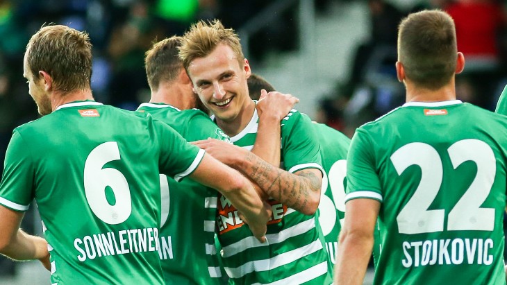 Футболисты «Рапида»