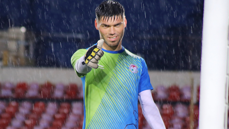 Голкипер сборной Таджикистана