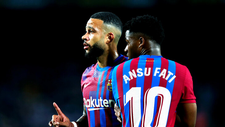 Мемфис Депай и Ансу Фати