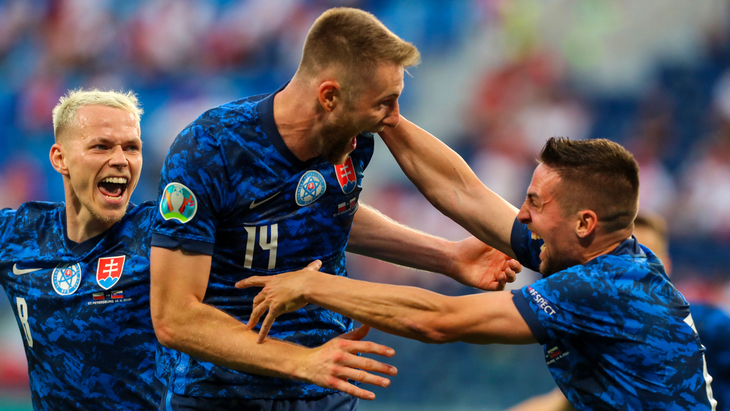 Три из четырех гостевых матчей Словакии в квалификации ЧМ завершились вничью