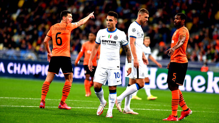 Три предыдущих матча между «Интером» и «Шахтером» завершились со счетом 0:0