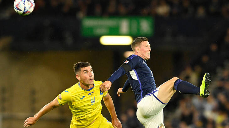 Украина в предыдущем матче проиграла Шотландии со счетом 0:3