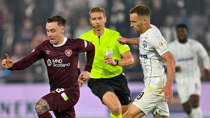 «Хартс» — «Цюрих». Фрагмент матча плей-офф Лиги Европы