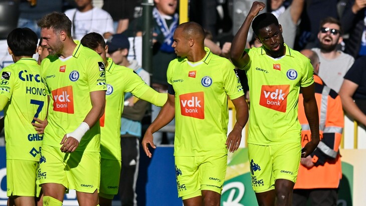 Фрагмент матча «Эйпен» — «Гент». Чемпионат Бельгии