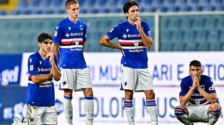 «Сампдория» идет на последнем месте