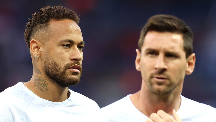 Неймар и Лионель Месси