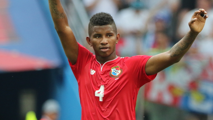 Футболист сборной Панамы