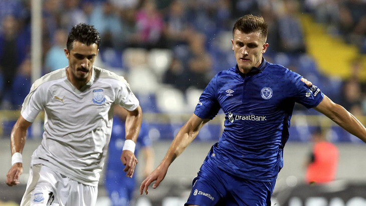 Фрагмент матча «Железничар» — «Сараево»