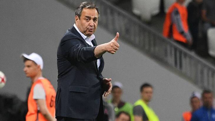 Хасанби Биджиев — тренер хозяев