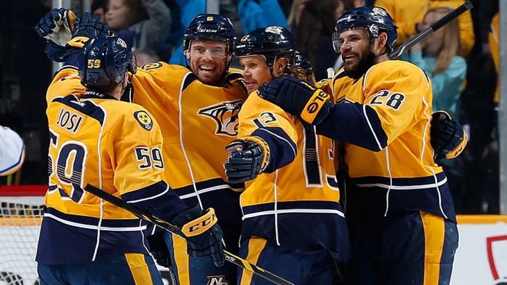 «Нэшвилл» празднует заброшенную шайбу