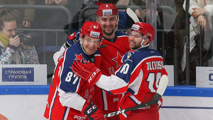 Хоккеисты ЦСКА