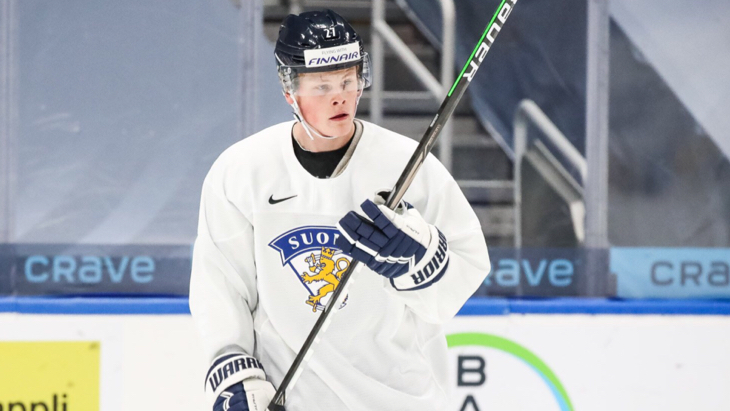 Сборная Финляндии во время тренировки