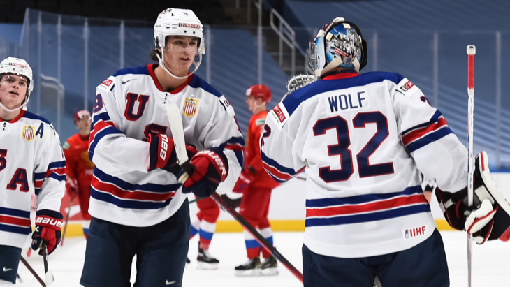 США в матче с Россией