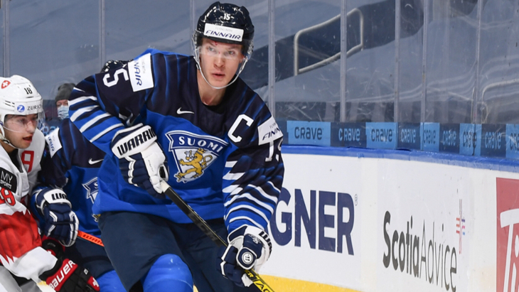 Финляндия в матче со Швейцарией