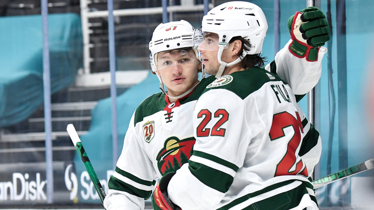 Кирилл Капризов и Кевин Фиала