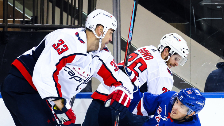 «Вашингтон» в недавней игре в «Мэдисон Сквер Гарден»