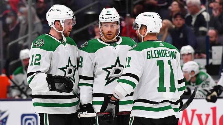 «Даллас» в матче с «Блю Джекетс»