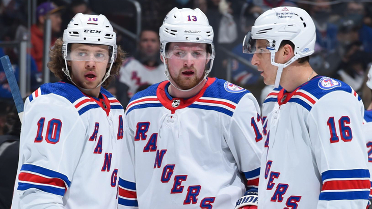 «Рейнджерс» в матче с «Лос-Анджелесом»