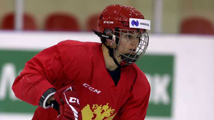 Женская сборная России на тренировке