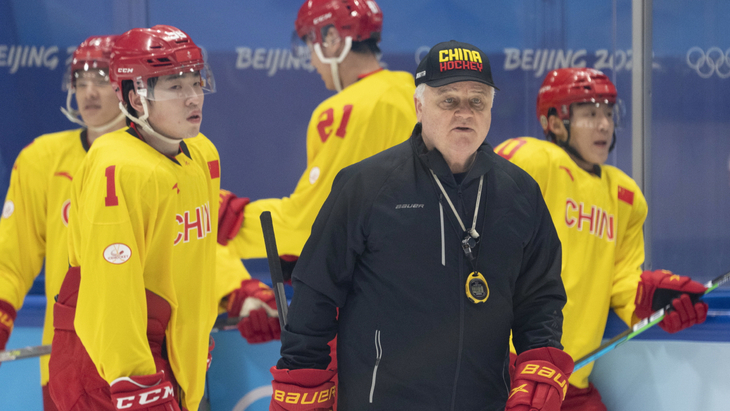 Айван Занатта на тренировке сборной Китая